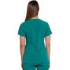 imageDickies Womens Scrub Top VNeck Top with 2 Pockets Moisture Wicking and 360 Stretch Fabric  DK615Teal Blue
