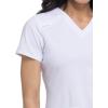 imageDickies Womens Scrub Top VNeck Top with 2 Pockets Moisture Wicking and 360 Stretch Fabric  DK615White