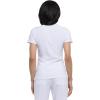 imageDickies Womens Scrub Top VNeck Top with 2 Pockets Moisture Wicking and 360 Stretch Fabric  DK615White