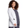 imageDickies Womens Xtreme Stretch 28 Inch Snap Front Lab CoatWhite