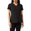 imageDickies Xtreme Stretch Women Scrubs Top VNeck 82851Black