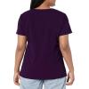 imageDickies Xtreme Stretch Women Scrubs Top VNeck 82851Eggplant