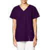 imageDickies Xtreme Stretch Women Scrubs Top VNeck 82851Eggplant
