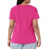 imageDickies Xtreme Stretch Women Scrubs Top VNeck 82851Hot Pink