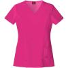 imageDickies Xtreme Stretch Women Scrubs Top VNeck 82851Hot Pink