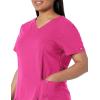 imageDickies Xtreme Stretch Women Scrubs Top VNeck 82851Hot Pink