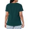 imageDickies Xtreme Stretch Women Scrubs Top VNeck 82851Hunter Green