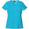 imageDickies Xtreme Stretch Women Scrubs Top VNeck 82851Icy Turquoise