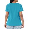 imageDickies Xtreme Stretch Women Scrubs Top VNeck 82851Icy Turquoise