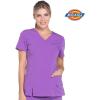 imageDickies Xtreme Stretch Women Scrubs Top VNeck 82851Icy Turquoise