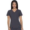 imageDickies Xtreme Stretch Women Scrubs Top VNeck 82851Light Pewter