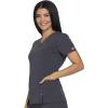 imageDickies Xtreme Stretch Women Scrubs Top VNeck 82851Light Pewter