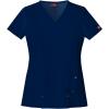 imageDickies Xtreme Stretch Women Scrubs Top VNeck 82851Navy
