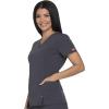 imageDickies Xtreme Stretch Women Scrubs Top VNeck 82851Pewter