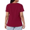 imageDickies Xtreme Stretch Women Scrubs Top VNeck 82851Wine