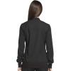 imageDynamix Scrubs for Women AthleticInspired Zip Front Jackets for Women with FourWay Stretch and Moisture Wicking DK330Black