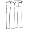 imageDynamix Scrubs for Women Drawstring Cargo Pants for Women DK130Pewter