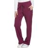 imageDynamix Scrubs for Women Drawstring Cargo Pants for Women DK130Wine