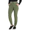 imageEDS Essentials Jogger Scrubs for Women Drawstring Scrub Pants DK065Olive