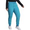 imageEDS Essentials Jogger Scrubs for Women Drawstring Scrub Pants DK065Teal Blue