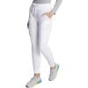 imageEDS Essentials Jogger Scrubs for Women Drawstring Scrub Pants DK065White