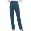 imageEDS Essentials Scrubs for Women YogaInspired PullOn Pant with FourWay Stretch and Moisture Wicking DK005Caribbean Blue