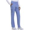 imageEDS Essentials Scrubs for Women YogaInspired PullOn Pant with FourWay Stretch and Moisture Wicking DK005Ciel