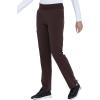 imageEDS Essentials Scrubs for Women YogaInspired PullOn Pant with FourWay Stretch and Moisture Wicking DK005Espresso