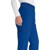 imageEDS Essentials Scrubs for Women YogaInspired PullOn Pant with FourWay Stretch and Moisture Wicking DK005Galaxy Blue