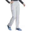 imageEDS Essentials Scrubs for Women YogaInspired PullOn Pant with FourWay Stretch and Moisture Wicking DK005Grey
