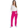 imageEDS Essentials Scrubs for Women YogaInspired PullOn Pant with FourWay Stretch and Moisture Wicking DK005Hot Pink