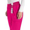 imageEDS Essentials Scrubs for Women YogaInspired PullOn Pant with FourWay Stretch and Moisture Wicking DK005Hot Pink