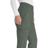 imageEDS Essentials Scrubs for Women YogaInspired PullOn Pant with FourWay Stretch and Moisture Wicking DK005Olive