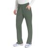 imageEDS Essentials Scrubs for Women YogaInspired PullOn Pant with FourWay Stretch and Moisture Wicking DK005Olive