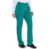 imageEDS Essentials Scrubs for Women YogaInspired PullOn Pant with FourWay Stretch and Moisture Wicking DK005Teal Blue