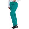 imageEDS Essentials Scrubs for Women YogaInspired PullOn Pant with FourWay Stretch and Moisture Wicking DK005Teal Blue