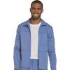 imageDickies Dynamix Men Warm Up Scrubs Jacket Zip Front DK310Ciel Blue
