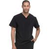 imageDickies EDS Essentials Men Scrubs Top Tuckable VNeck DK635Black