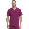 imageDickies EDS Essentials Men Scrubs Top VNeck DK645Wine