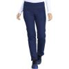 imageDickies EDS Signature Women Scrubs Pant Mid Rise Tapered Leg Pullon DK125Navy