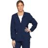 imageDickies EDS Signature Women Warm Up Scrubs Jacket Snap Front 86306Navy