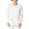 imageDickies EDS Signature Women Warm Up Scrubs Jacket Snap Front 86306White