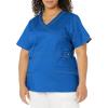 imageDickies Gen Flex Women Scrubs Top Mock Wrap 817355Royal