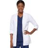 imageDickies Womens Junior Fit 34 Sleeve Lab CoatWhite