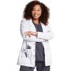 imageDickies Womens Xtreme Stretch 28 Inch Snap Front Lab CoatWhite
