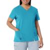 imageDickies Xtreme Stretch Women Scrubs Top VNeck 82851Icy Turquoise