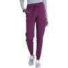 imageEDS Essentials Jogger Scrubs for Women Drawstring Scrub Pants DK065Wine