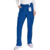 imageEDS Essentials Scrubs for Women YogaInspired PullOn Pant with FourWay Stretch and Moisture Wicking DK005Galaxy Blue