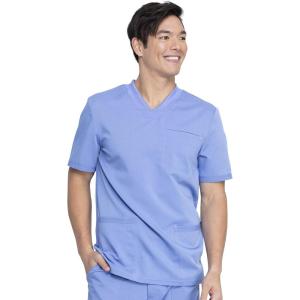 imageDickies Balance Men Scrubs Top VNeck DK845Ciel