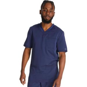 imageDickies Balance Men Scrubs Top VNeck DK845Navy